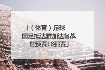 （体育）足球——国足抵达雅加达备战世预赛18强赛