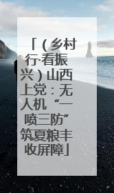 （乡村行·看振兴）山西上党：无人机“一喷三防”筑夏粮丰收屏障