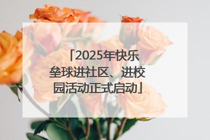 2025年快乐垒球进社区、进校园活动正式启动
